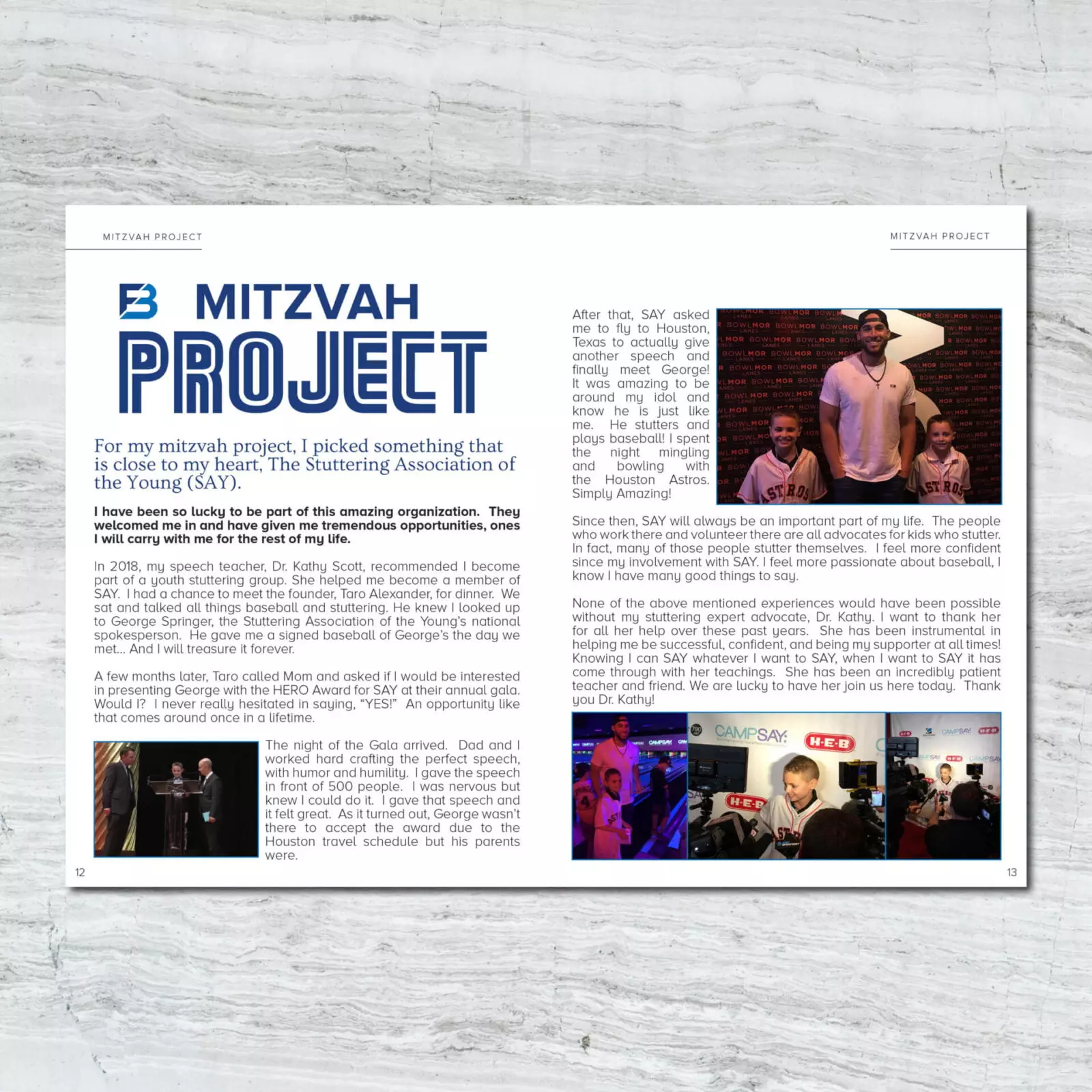 mitzvah project ideas