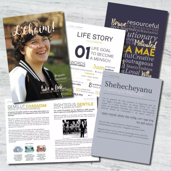 vera mae l'chaim personalised kabbalah mitzvah magazine 1